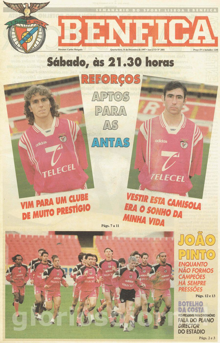 jornal o benfica 2881 1997-12-31